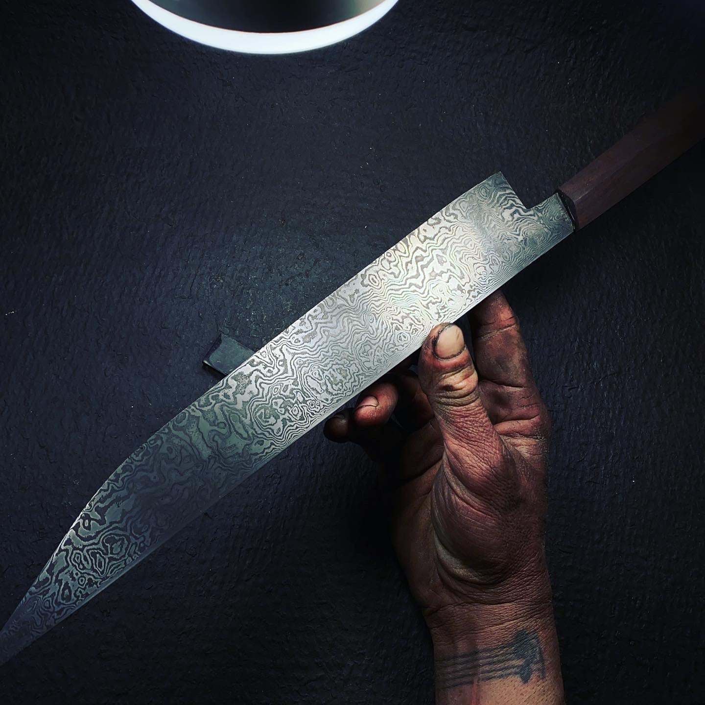 323mm  Damascus Yanagiba Slicer/Carving Knife